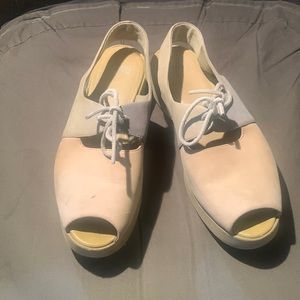 Camper twins Dessa platform peep toe sandal